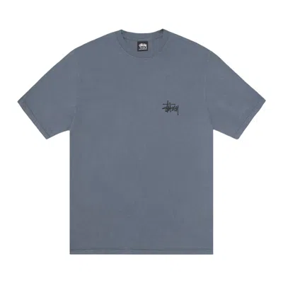 Pre-owned Stussy Basic Tee Pigment Dyed 'navy' | Blue | Men's Size Xl