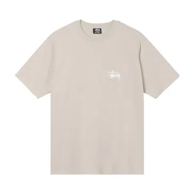 Pre-owned Stussy Basic Tee 'smoke' In Grey