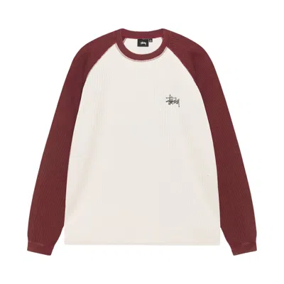 Pre-owned Stussy Basic Thermal 2 Tone 'off White' | Men's Size Xl