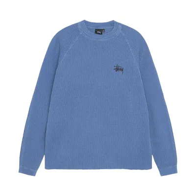Pre-owned Stussy Basic Thermal 'blue' | Men's Size M