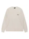 Stussy Basic Thermal Sweatshirt In Neutral