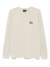 Stussy Basic Thermal T-shirt In Neutrals