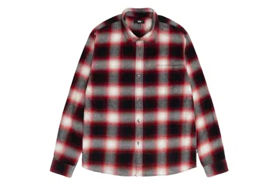 Pre-owned Stussy Bay Plaid Shirt Red