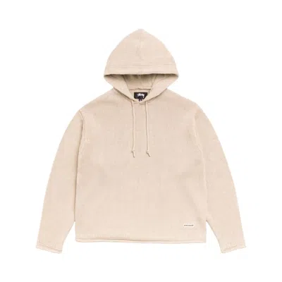 Pre-owned Stussy Beach Hooded Sweater 'oatmeal' | Tan | Men's Size L