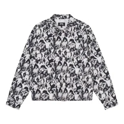 Stussy Beach Mob Bing Jacket 'black White' In Multi