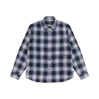 Pre-owned Stussy Beach Ombre Plaid Shirt 'black' | Men's Size Xxl