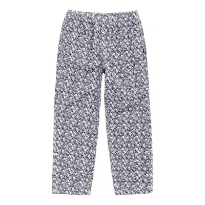 Stussy Beach Pant Cotton Twill 'bones' In Multi