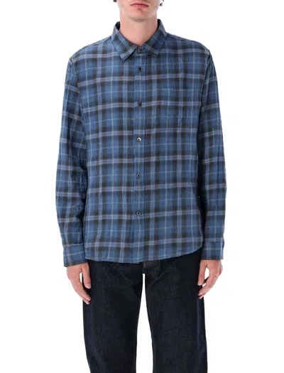 Stussy Stüssy Beach Plaid Shirt In Blue