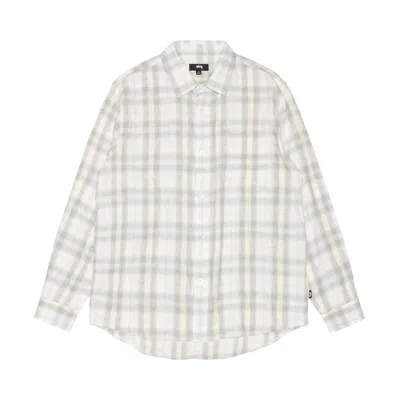 Pre-owned Stussy Beach Plaid Shirt 'off White' | Men's Size L