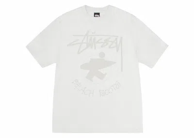 Pre-owned Stussy Beach Roots Pigment Dyed Tee Shirt In Natural