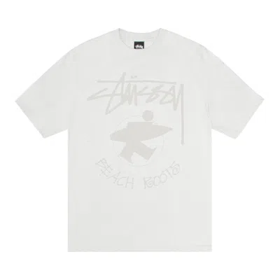 Pre-owned Stussy Beach Roots Tee 'natural' In White