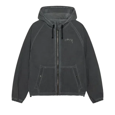 Pre-owned Stussy Beach Shell Garment Dyed 'black' | Men's Size L