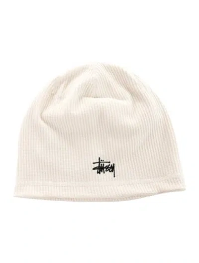 Pre-owned Stussy Beanie Hat W/tags In Neutral