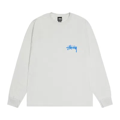 Pre-owned Stussy Beat Crazy Long-sleeve Tee 'fog' In Grey