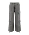 Stussy Belt-loop Casual Pants In Gray