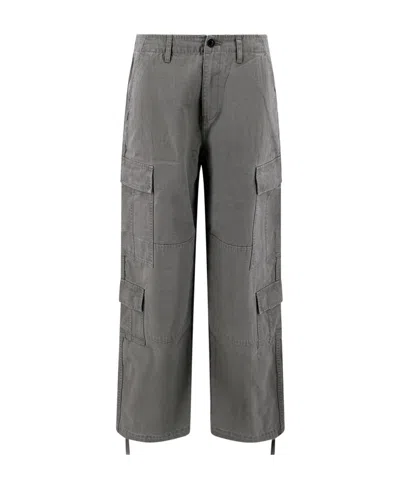 Stussy Belt-loop Casual Pants In Gray