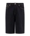 Stussy Big Ol Denim Shorts In Black