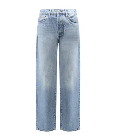 Stussy Belt Loop Jeans In Blue