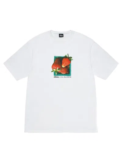 Stussy Berries Tee In White