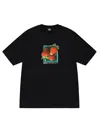Stussy Berries Tee In Black