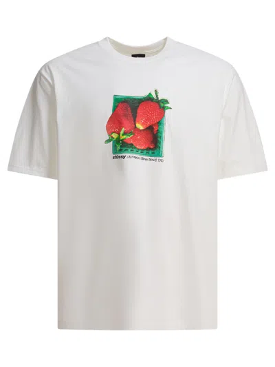 Stussy Berries Tee T-shirts White
