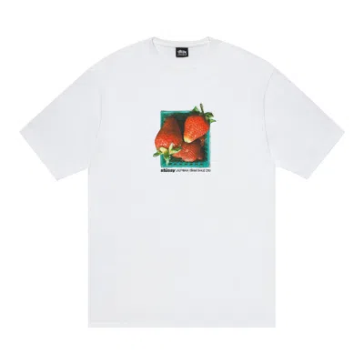 Pre-owned Stussy Berries Tee 'white' | Men's Size Xxl