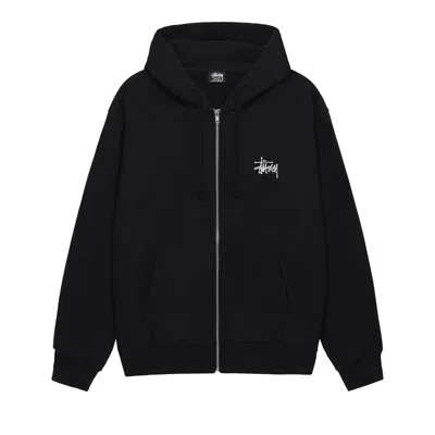 Pre-owned Stussy Big & Meaty Zip Hoodie 'black' | Men's Size L