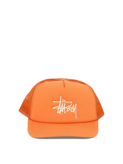 Stussy Big Basic Hats In Orange