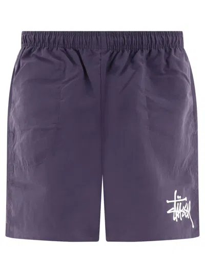 Stussy Stüssy "big Basic" Swim Shorts In Grey