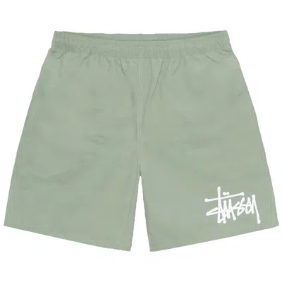 Pre-owned Stussy Big Basic Water Short 'sage' | Green | Men's Size L