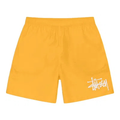 Pre-owned Stussy Big Basic Water Short 'tangerine' | Orange | Men's Size S