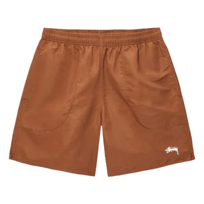 Pre-owned Stussy Big Basic Water Short 'tortoise' | Brown | Men's Size L