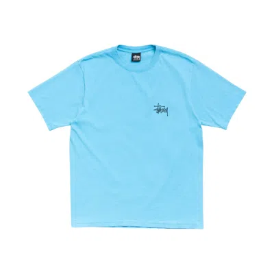 Pre-owned Stussy Big Dog Stone Washed Tee 'sky Blue' | Men's Size S