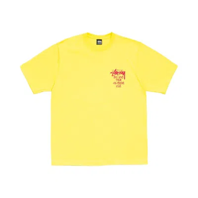 Pre-owned Stussy Big Love Tee 'lemon' | Yellow | Men's Size Xl