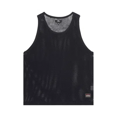 Pre-owned Stussy Big Mesh Tank 'black'