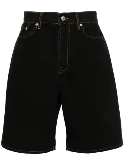 Stussy Big Ol Denim Shorts In Black