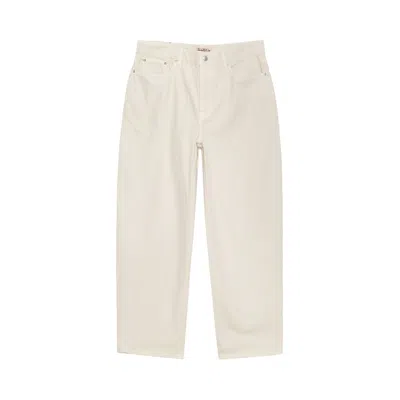 Pre-owned Stussy Big Ol' Jean 'bone' | Cream | Men's Size 32 In White