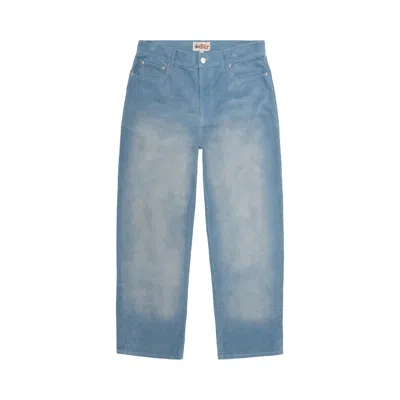 Pre-owned Stussy Big Ol' Jean Faded Corduroy 'denim Blue'