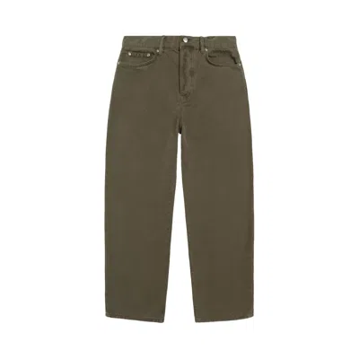 Pre-owned Stussy Big Ol' Jean 'olive Drab' | Green | Men's Size 38