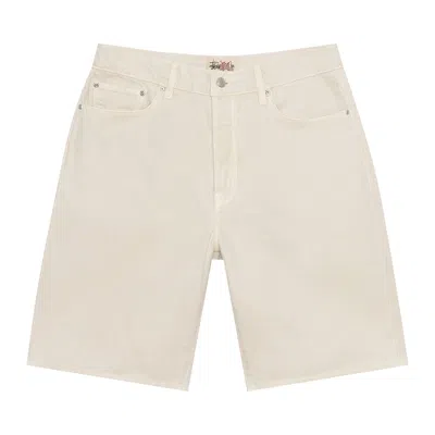 Pre-owned Stussy Big Ol' Short 'vintage Natural' In Cream