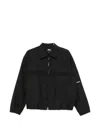 Stussy Zip-up Panelled Jacket In Black