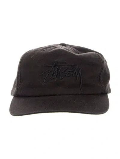 Pre-owned Stussy Black Baseball Cap, With Adjustable Snap Closure. With Tags.