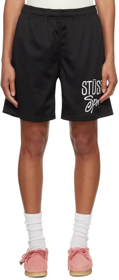 Stussy Black 'sport' Shorts
