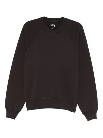 Stussy Black Sweater In Brown