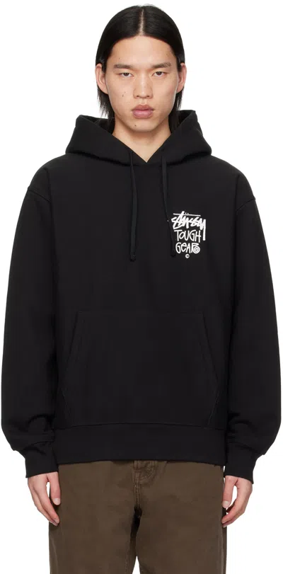 Stussy Tough Gear Hooded Sweatshirt In Black