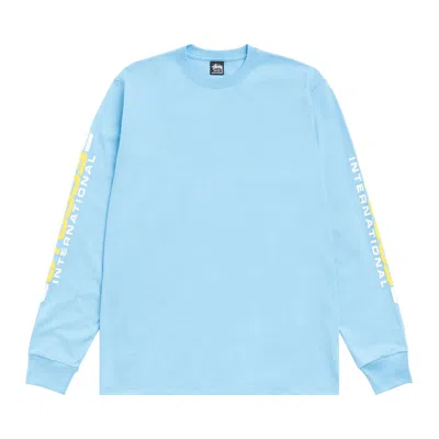 Pre-owned Stussy Blade Long-sleeve Tee 'sky Blue' | Men's Size Xl