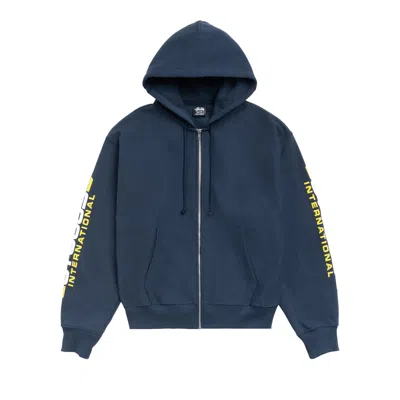 Pre-owned Stussy Blade Zip Hoodie 'navy' | Blue | Men's Size S