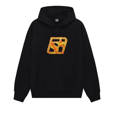 Pre-owned Stussy Blaze Hoodie 'black' | Men's Size L