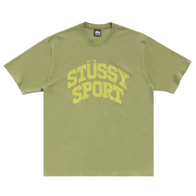 Pre-owned Stussy Block Sport Tee 'olive' | Green | Men's Size Xl