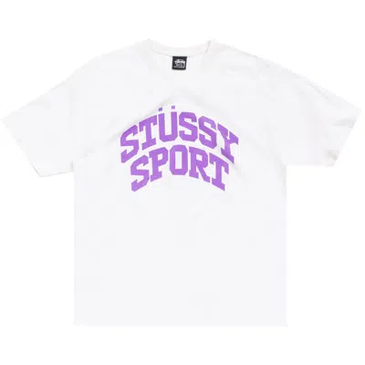 Pre-owned Stussy Block Sport Tee 'white' | Men's Size Xl